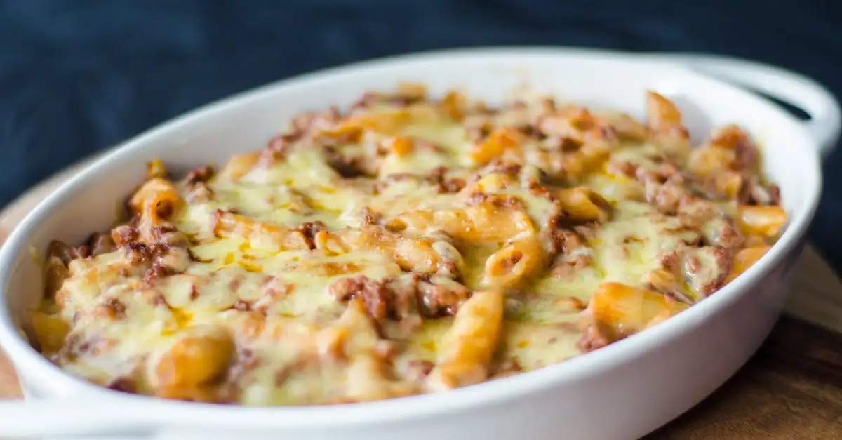 Macaroni in de oven met ham en kaas maken