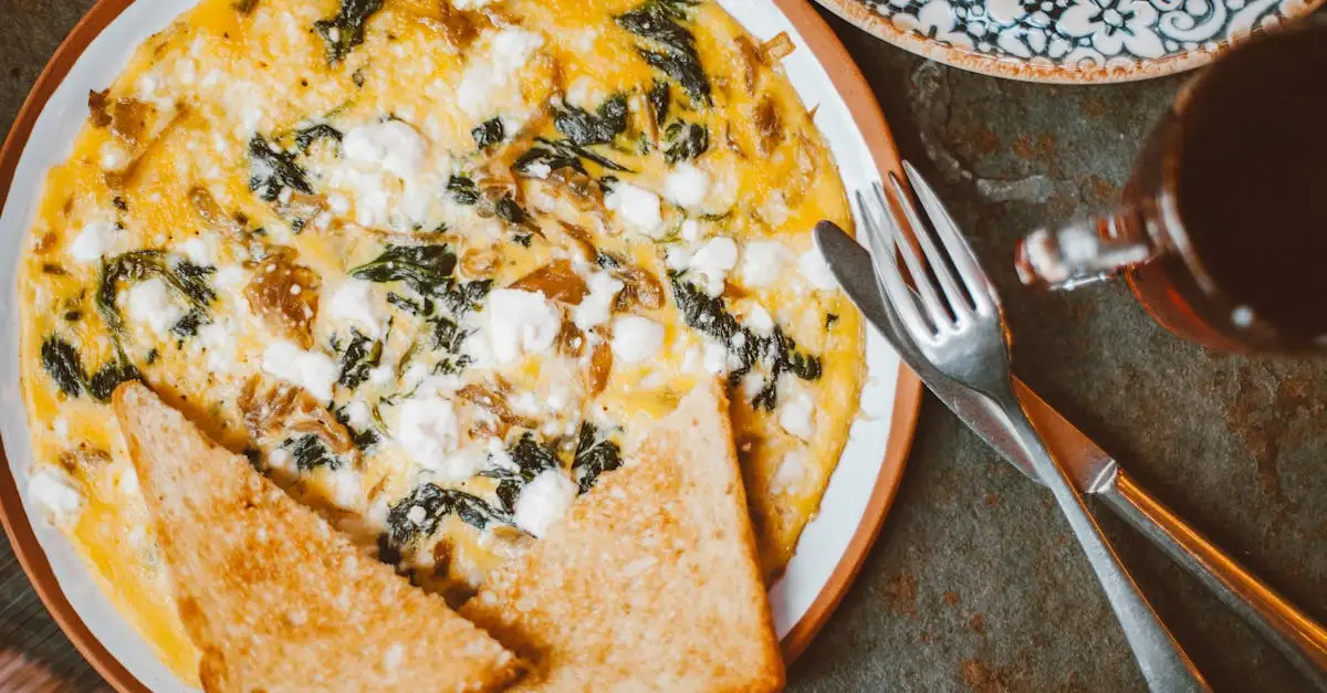 Omelet met spinazie en kaas maken: snel en gezond