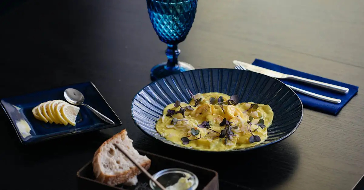 Pasta met blauwe kaas